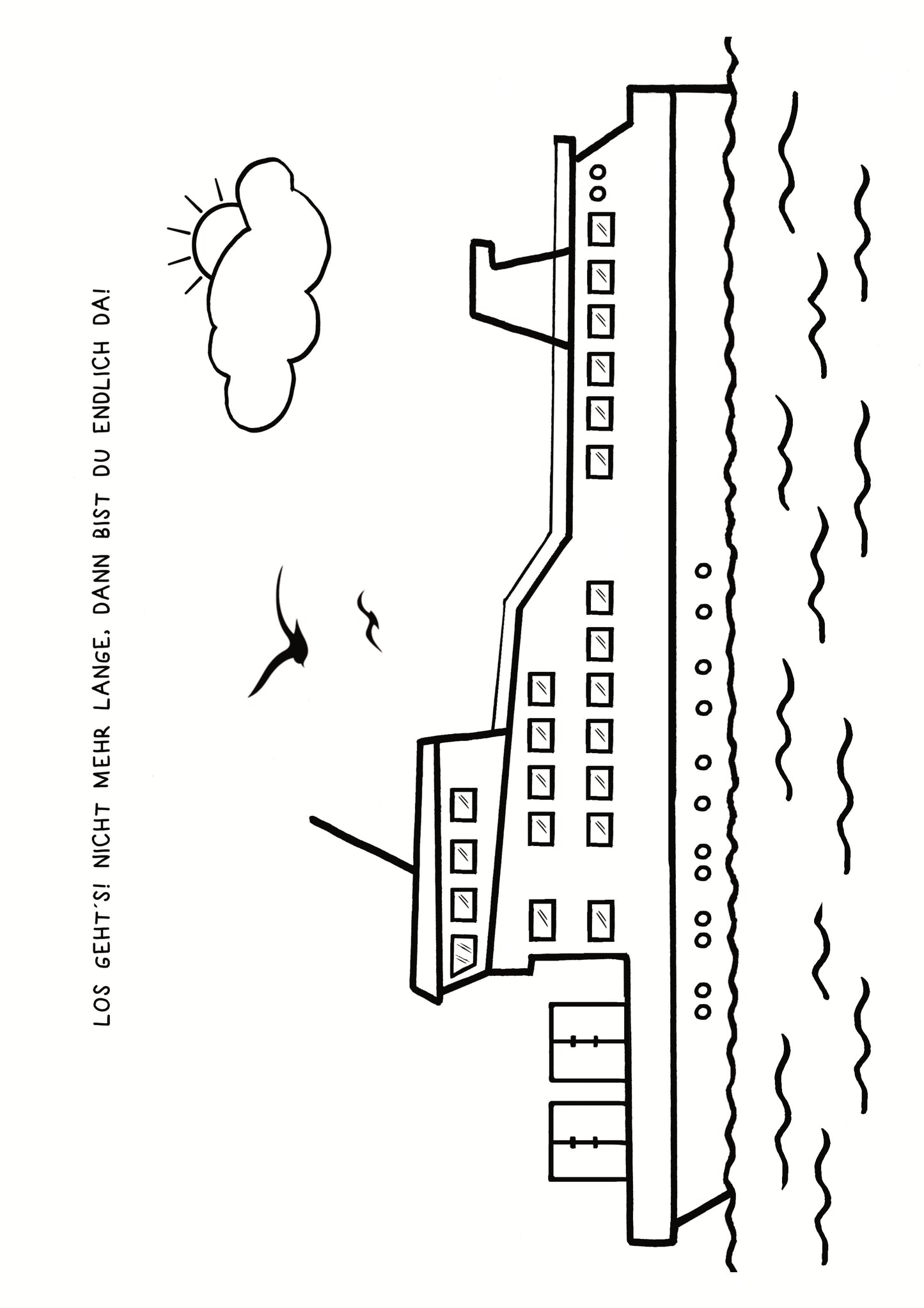 Malbuch Langeoog